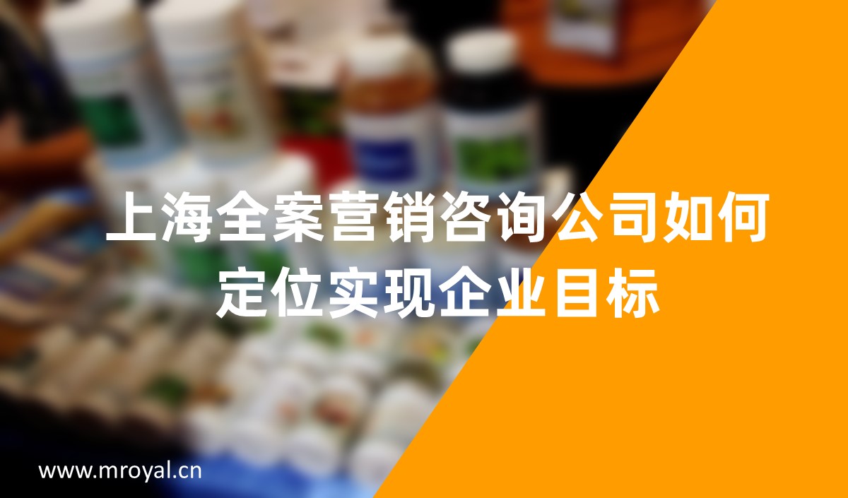 上海全案營(yíng)銷(xiāo)咨詢(xún)公司如何定位實(shí)現(xiàn)企業(yè)目標(biāo)