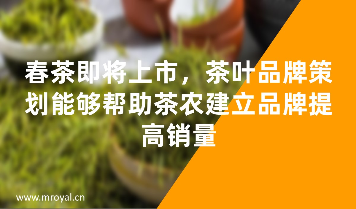 春茶即將上市，茶葉品牌策劃能夠幫助茶農(nóng)建立品牌提高銷量